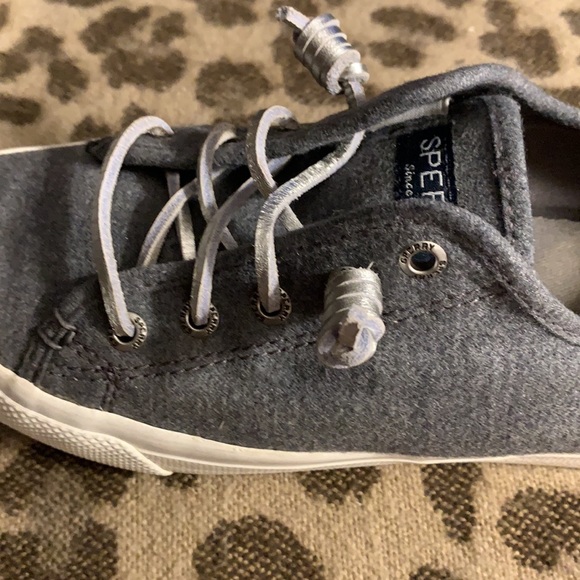 Sperry Grey Flannel Sneaks, 7 - Picture 7 of 9